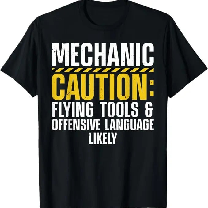 Funny Auto Mechanic T-Shirt, Cool Mechanic For Men Drag Race Automobile Garage Enthusiast T-Shirt - Menswear Casual Cotton tshirt