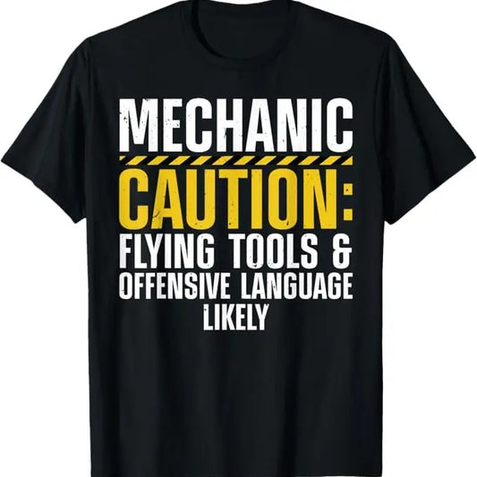 Funny Auto Mechanic T-Shirt, Cool Mechanic For Men Drag Race Automobile Garage Enthusiast T-Shirt - Menswear Casual Cotton tshirt