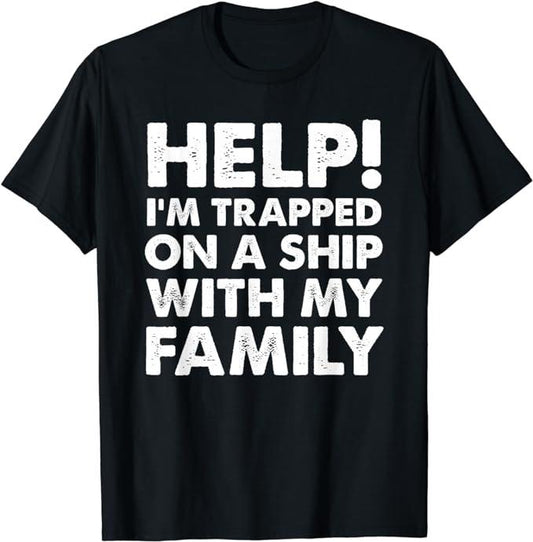 Funny Vacation Shirt, Funny Family Cruise Shirt Matching Vacation Cruising T-Shirt Menswear Casual Cotton