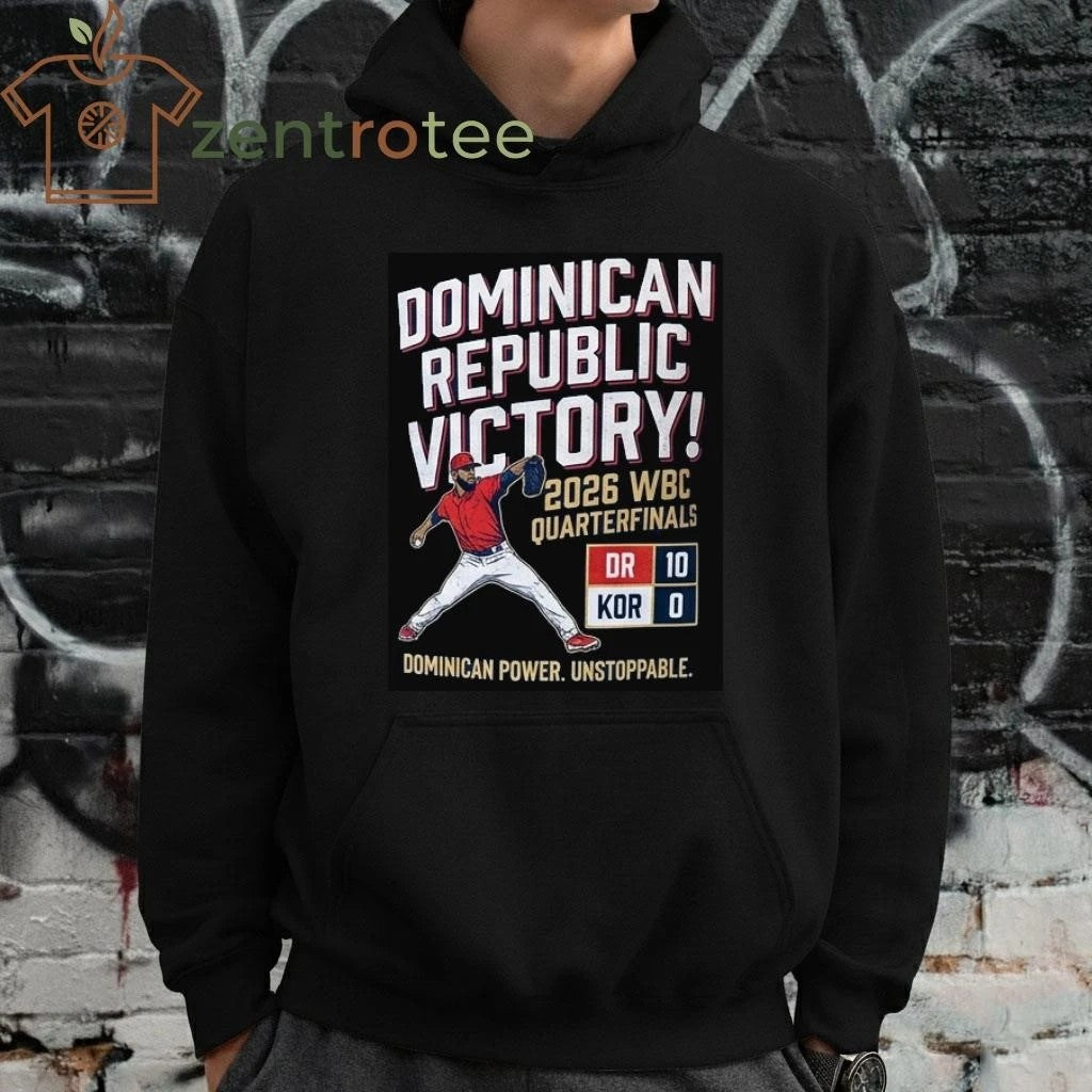Funny WBC 2026 Dominican Republic 10-0 Korea Cristopher Sánchez Baseball T-Shirt