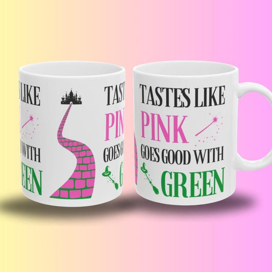 Funny Wicked Mug Defying Gravity Wizard of Oz Candle and Coffee Gift for Fans