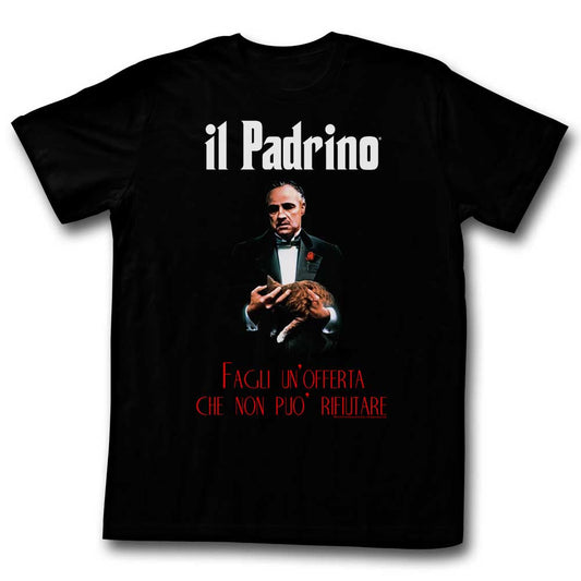 Godfather Mens S/S T-Shirt - Poster - Solid Black