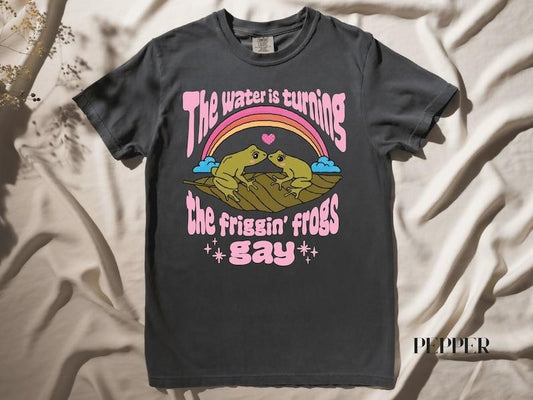 Gay Frog Lovers T-Shirt, Lesbian Frogs, LGBTQ Pride Tee, Pride Shirt, Bisexual Pride, Pansexual Pride, Gay Pride Outfit, Funny Pride T-Shirt  T-shirt, sweater and Hoodie