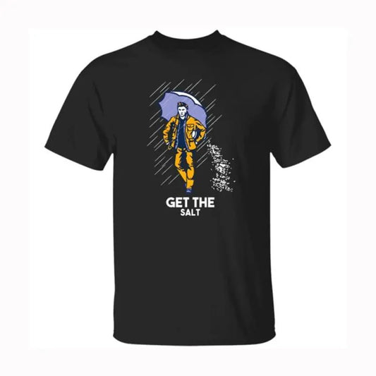 Get The Salt Dean Funny Supernatural T Shirt , Supernatural Dean T Shirt, Gift For Woman and Man Unisex T-Shirt Sweatshirt Hoodie Casual Collar