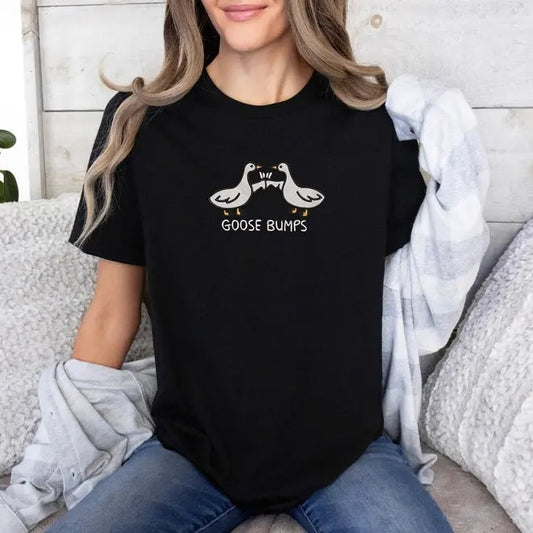 Goose Bumps Tshirt, Goose Bumps Crewneck, Funny Sweatshirts, Unisex Goose Shirt, Animal Crewneck Womenswear Tops Streetwear