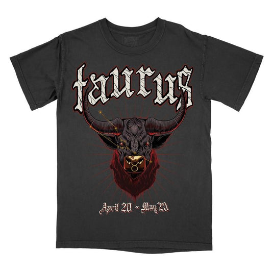 Graphic Tee Taurus Zodiac Sign Comfort Colors, Horoscope Shirt, Astrology T-Shirt