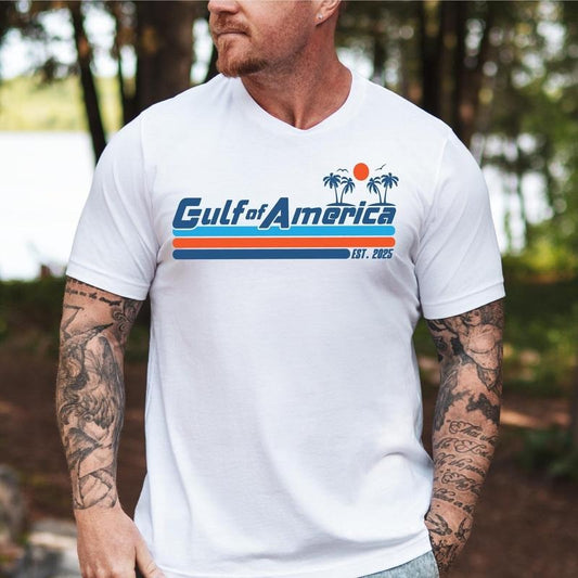 Gulf of America Est 2025 Shirt, Gulf Coast, Cruise Shirt, Independence Day, 4th of July Patriotic Shirt, America Gulf Coast T-Shirt