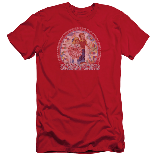 Candy Land Vintage - Men's Slim Fit T-Shirt