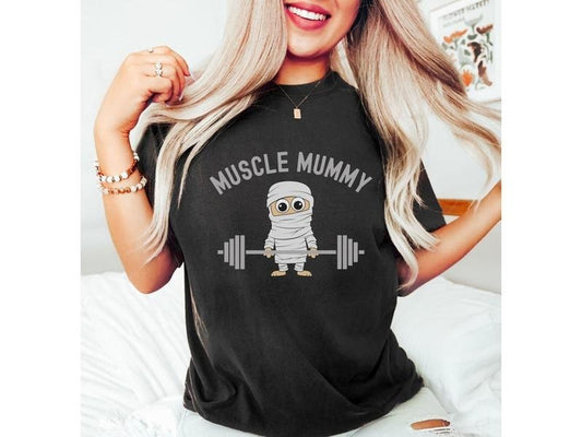 Halloween Workout Shirt, Pump Cover, Muscle Mommy, Fitness Gift, Funny Halloween Lifting Top, Weightlifting, Power Lifting, WOD