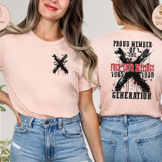 Halloween X Generation Shirt Proud Member Of The X Generation Shirt Gen X Halloween Shirt Funny Gen X Tee X Generation Halloween Shirt