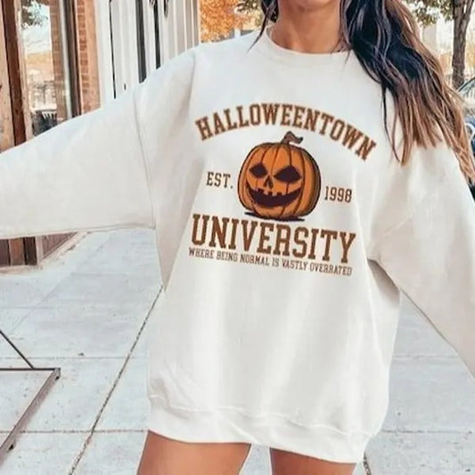 Halloweentown University Sweatshirt, Halloween Town Est 1998 Sweatshirt, Fall Sweatshirt, Pumpkin Shirt, Halloween Sweatshirt