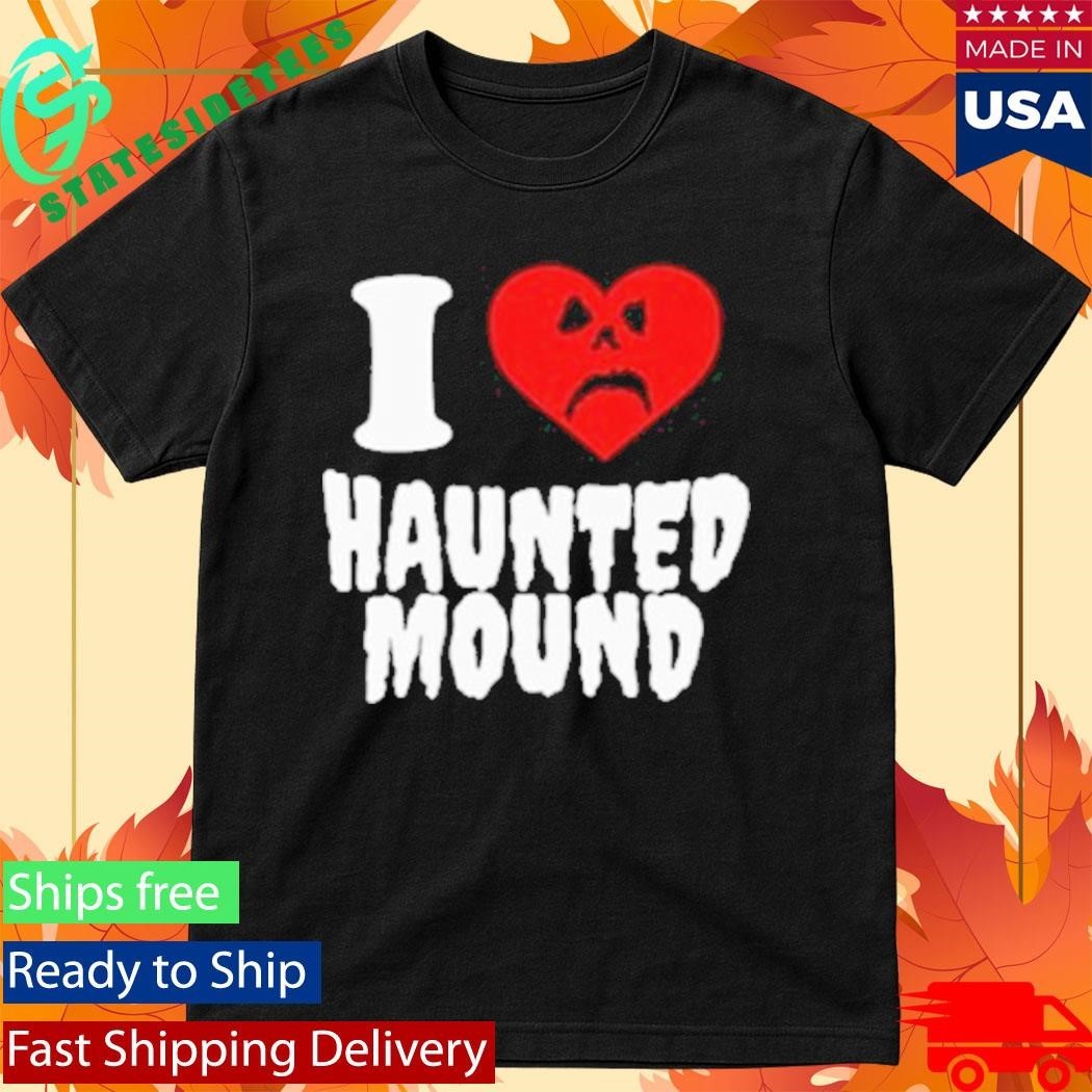 Haunted Mound I Heart Hm Black Shirt
