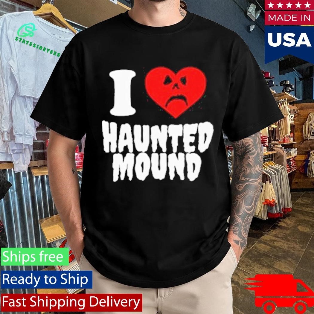 Haunted Mound I Heart Hm Black Shirt