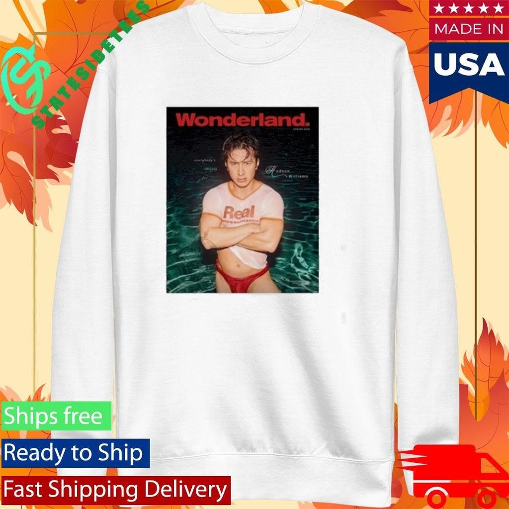Heated Rivalry Hudson Williams Wonderland Magazine Spring 2026 Cover Shirt