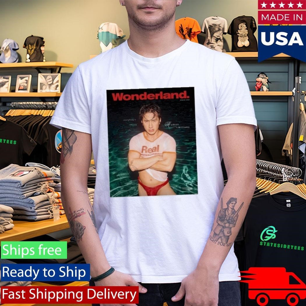 Heated Rivalry Hudson Williams Wonderland Magazine Spring 2026 Cover Shirt