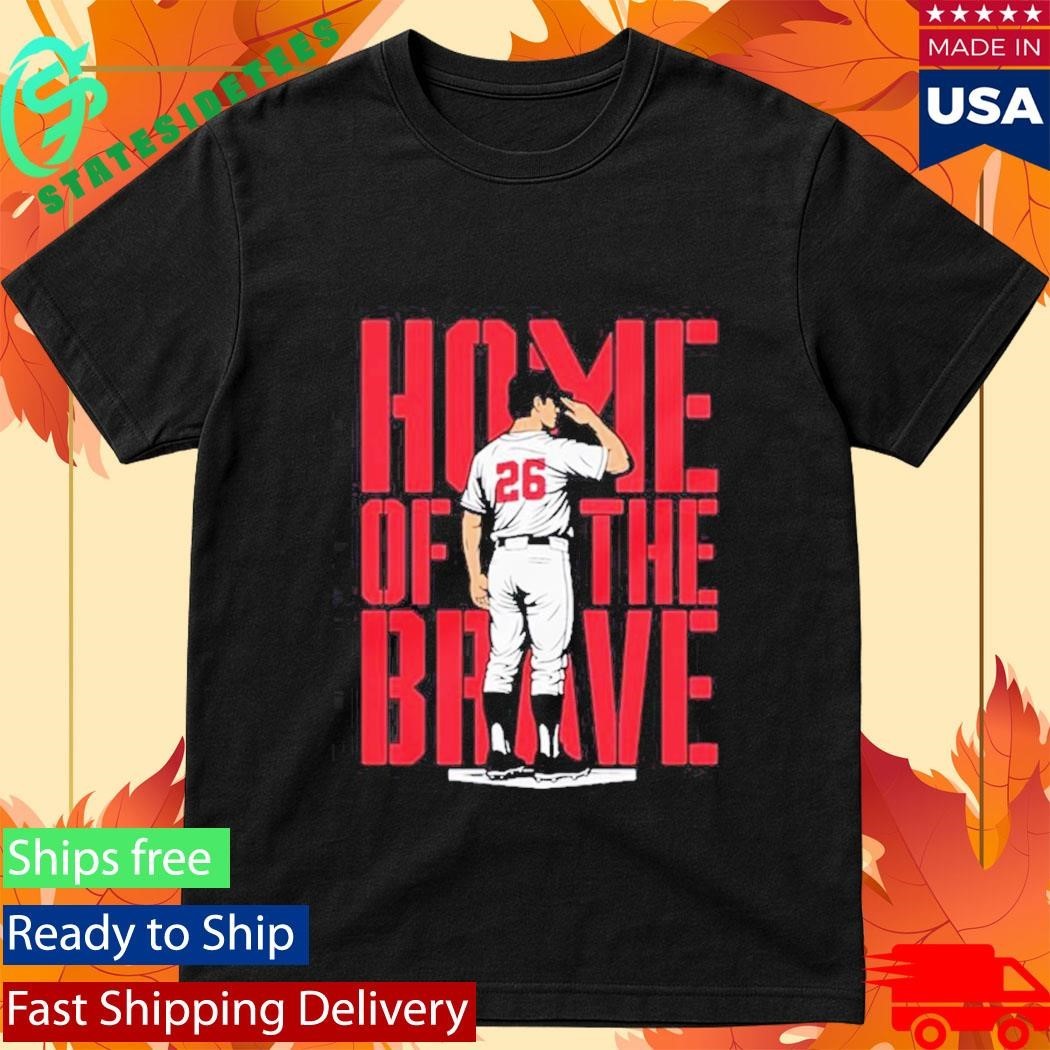 Home Of The Brave No 26 Baseball Shirt