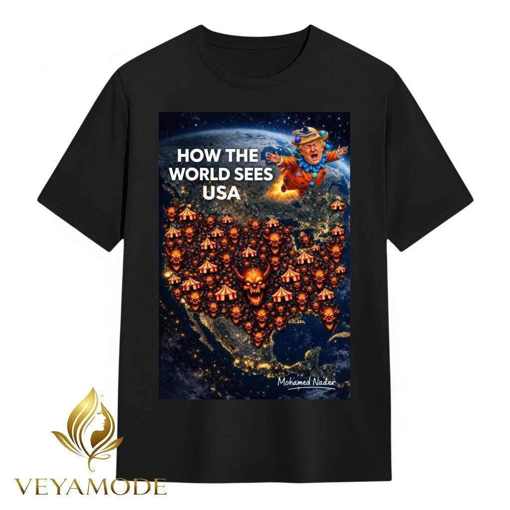How The World see US devils Trump tee