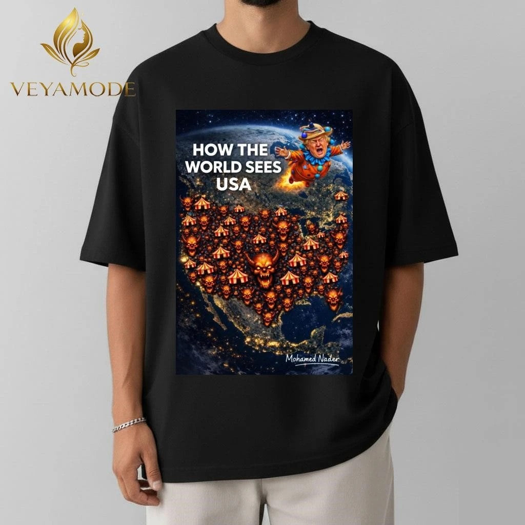 How The World see US devils Trump tee