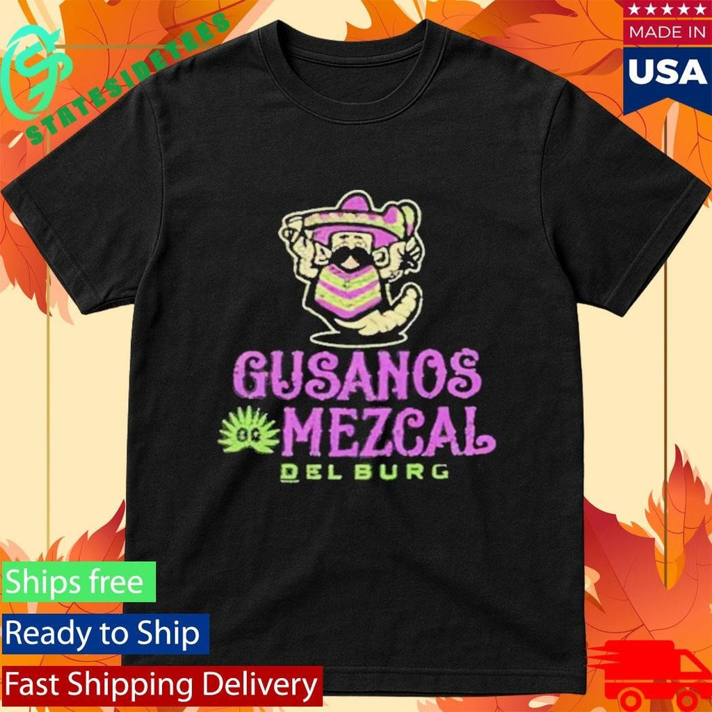 Hub City Spartanburgers Gusanos Mezcal Del Burg Shirt