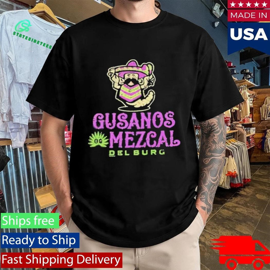 Hub City Spartanburgers Gusanos Mezcal Del Burg Shirt