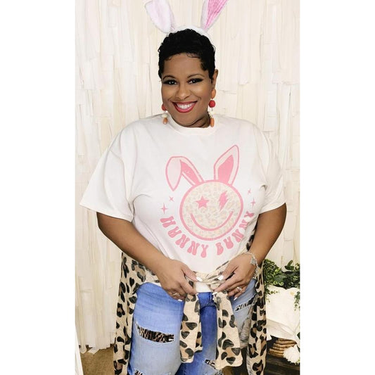 Hunny Bunny Easter Graphic T-Shirt
