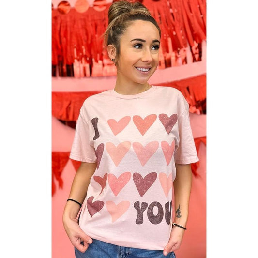 I Love You Graphic T-Shirt
