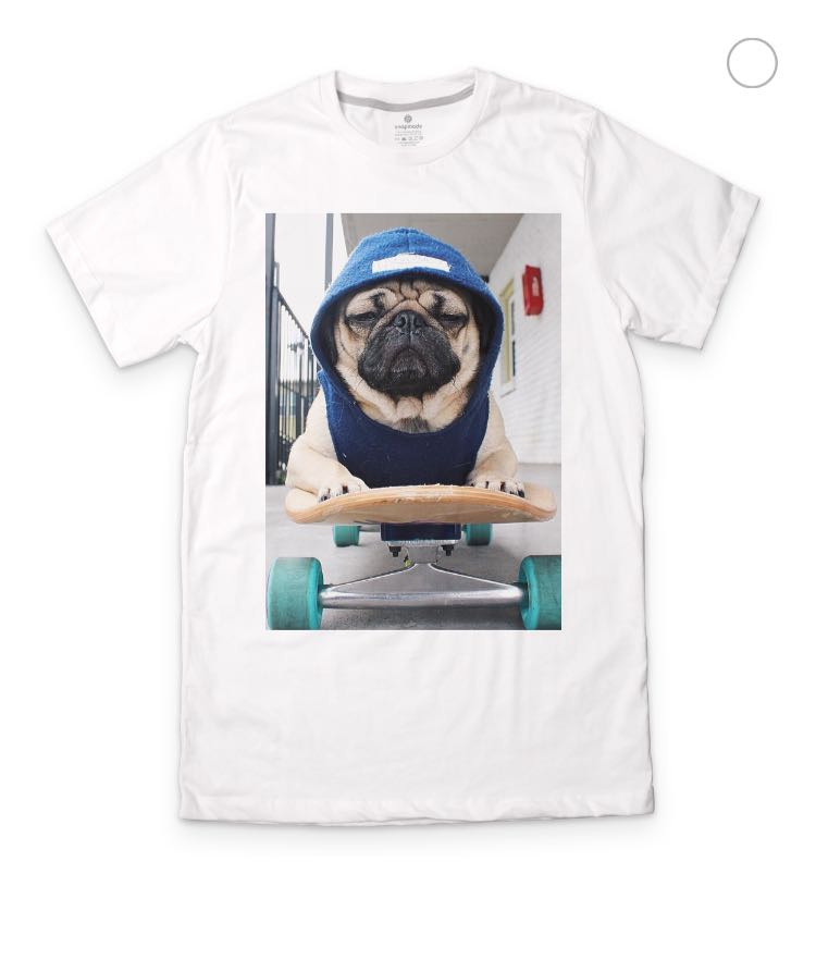 Thug Pug Life White T-Shirt Hoodie, Sweatshirt | VibeTeeNation.com