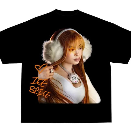 Iceeeee Teee Artist Tee - Classic Cotton Fabric Menswear - Shirt Graphic Shirt