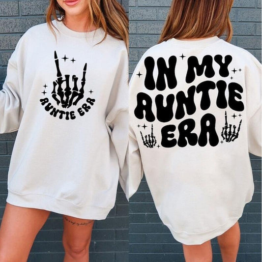 In My Auntie Era PNG Clip Art Instant Download, Auntie PNG, Aunt Shirt, Gift for Aunts, Aunt Gift, Cool Aunt Shirt