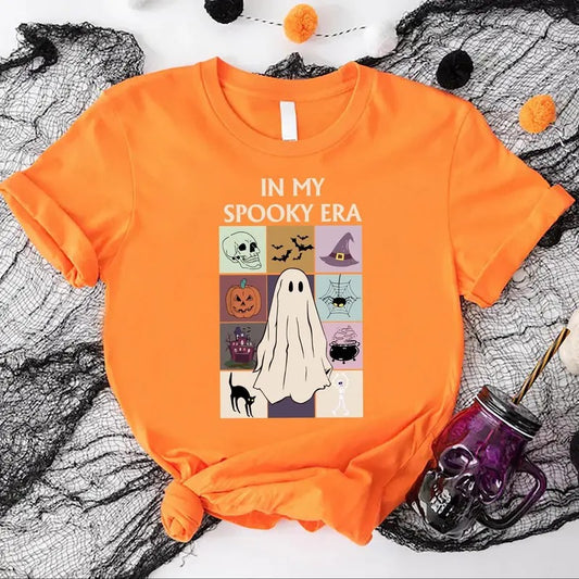 In My Spooky Era Halloween T-shirt Spooky Vibes Shirt Funny Fall Ghost Shirt Halloween Ghost Shirt Spooky Seasons Tee Spooky Era Tshirt