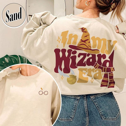 In My Wizard Era Sweatshirt, Wizard Shirt, Wizard School Shirt, Wizarding World Shirt, Funny Wizard Shirt, Funny Potter Shirt, Gift for Fan