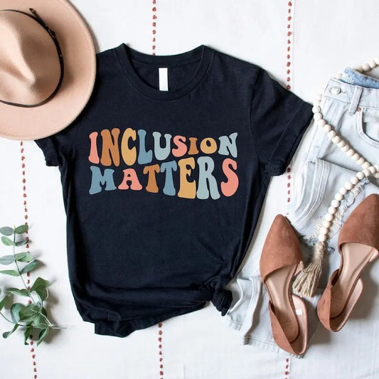 Inclusion Matters, Special Education Shirt, Autism Awareness, Mindfulness Shirts, Sped Teacher Shirt, Equality Shirt, Neurodiversity Shirt