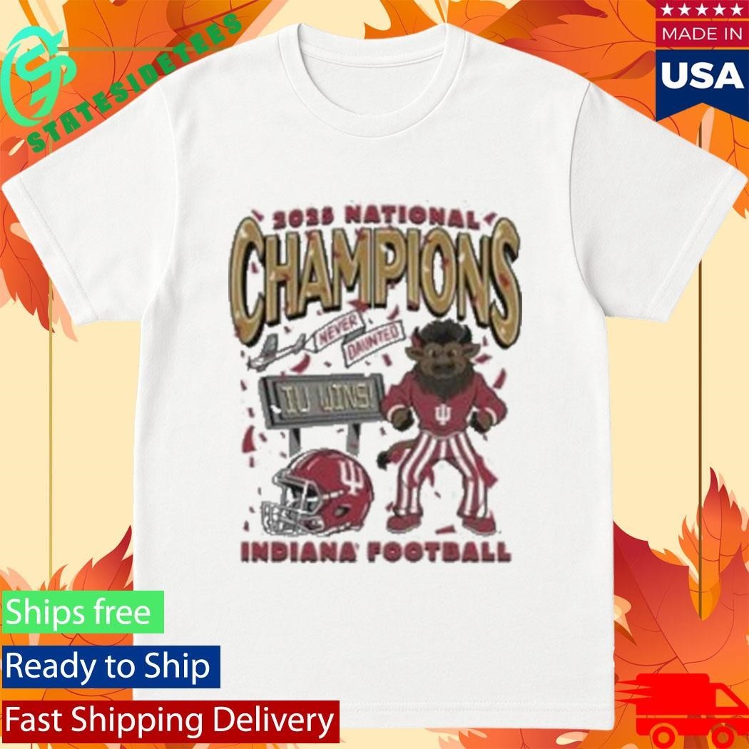 Indiana Football 2025 National Champions Hoosier The Bison Shirt