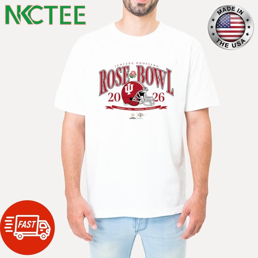 Indiana Hoosiers Rose Bowl 2026 helmet shirt