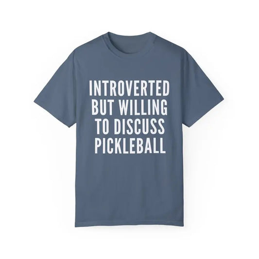 Introverted But Willing To Discuss Pickleball Shirt s Funny Pickleball Shirt