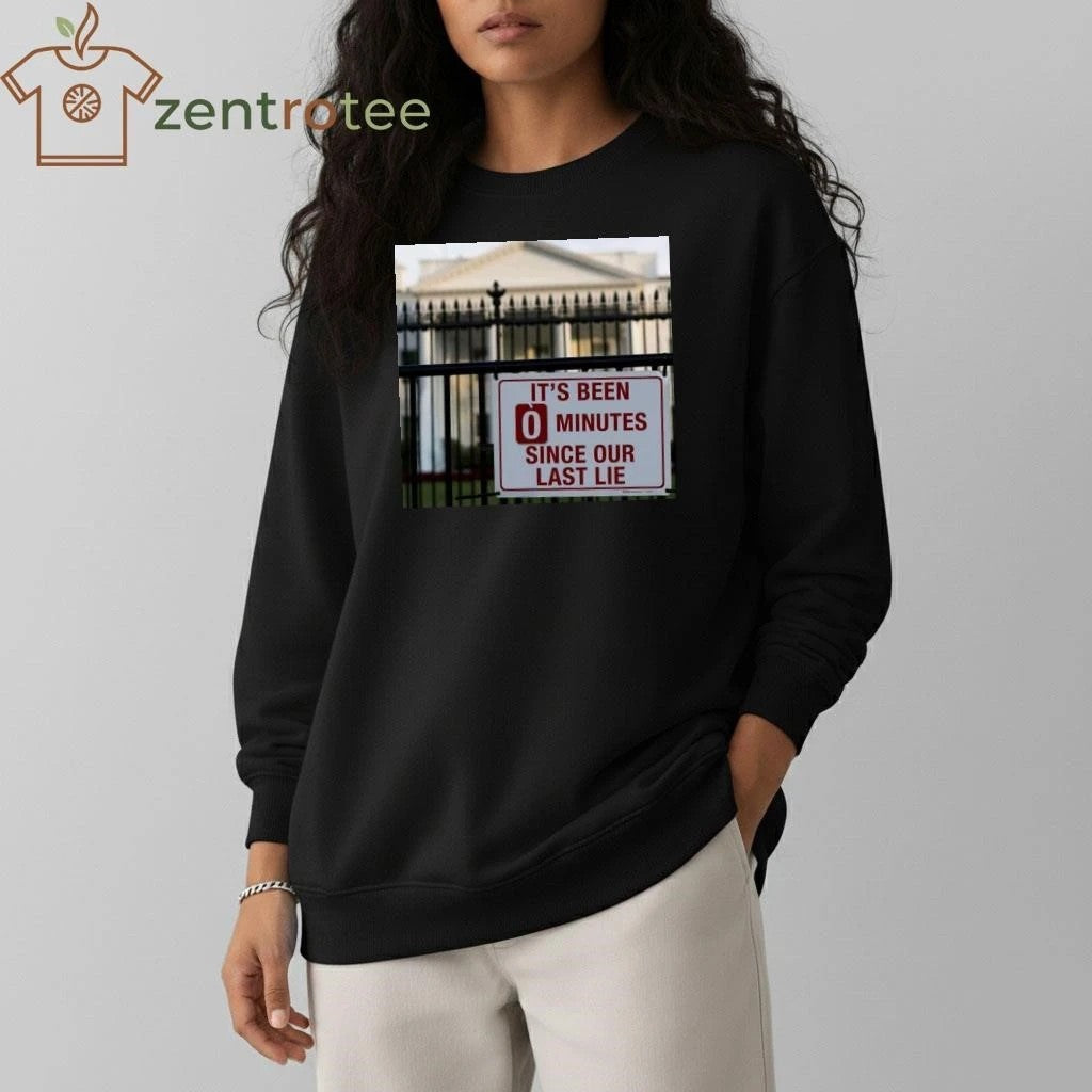 It’s been 0 minutes since our last lie Trump tee