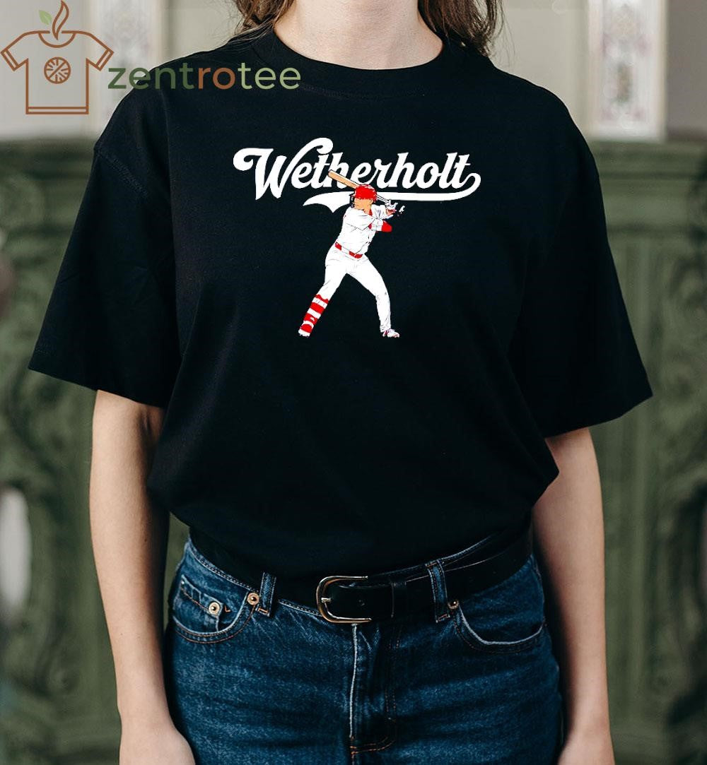 JJ Wetherholt St. Louis Cardinals baseball Slugger Swing tee