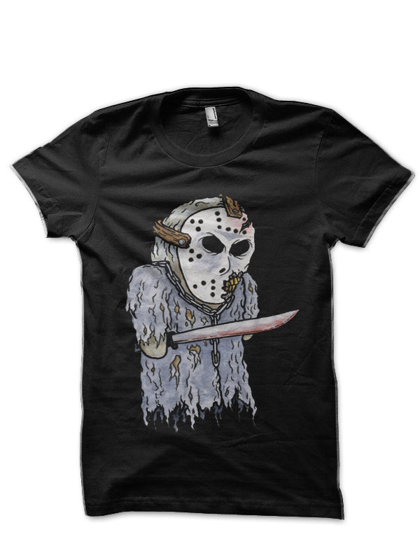 Jason Voorhees, Friday the 13th â€“ Horror Hand Puppet Black T-Shirt Hoodie, Sweatshirt | VibeTeeNation.com