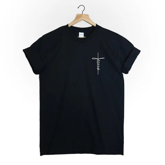 Jesus Pocket Print Tshirt Shirt Tee Top Christian Shirt Vertical Cross Religious Church Greace Love Faith Tumblr Men Tumblr Women Gift