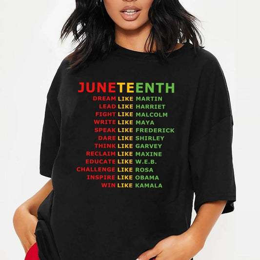 Juneteenth Shirt, Juneteenth Dream Like Martin Shirt, Black Leaders Shirt, Black Live Matter Shirt, Independence Day Shirt, Juneteenth 1865 Shirt, Juneteenth Gift