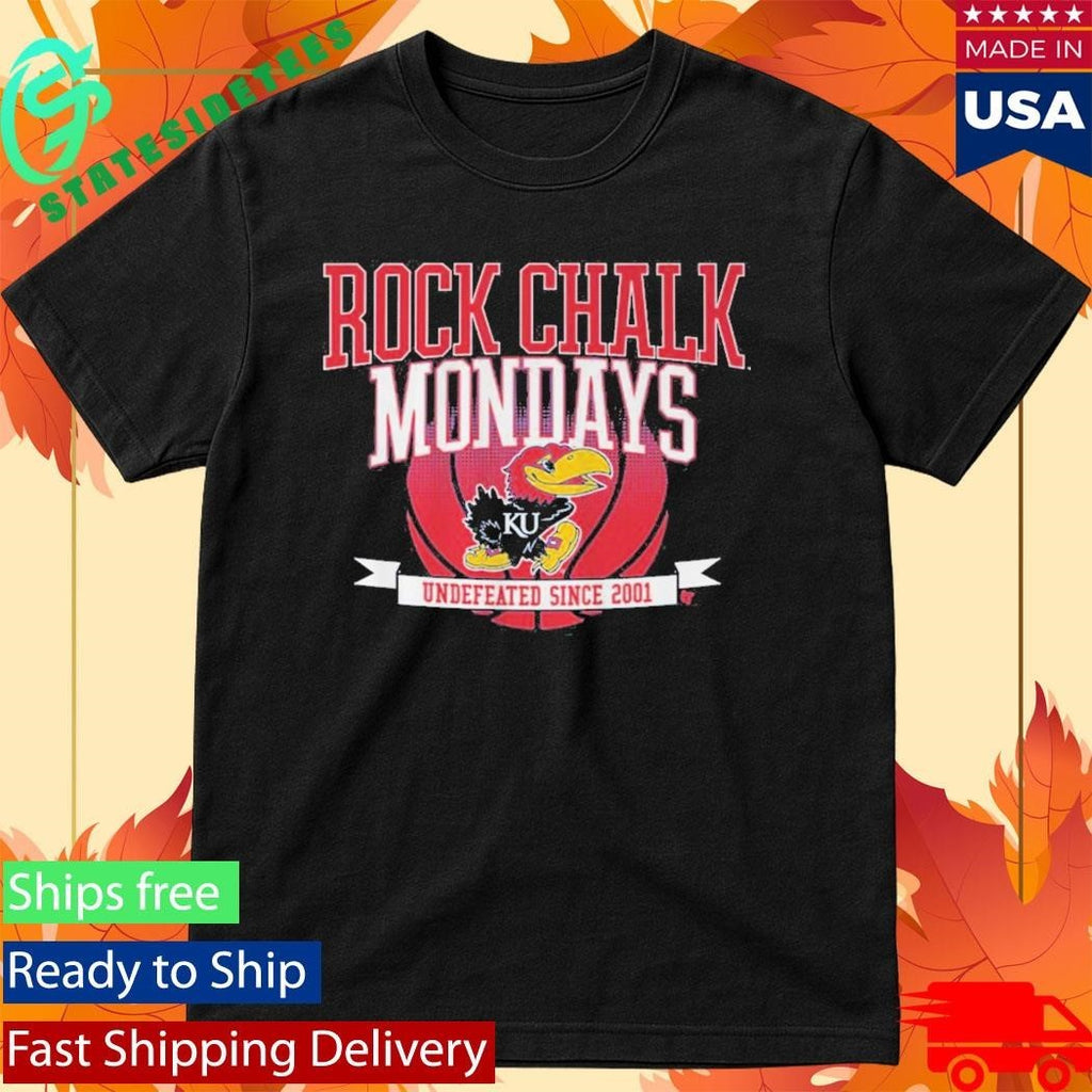 Kansas Basketball Rock Chalk Mondays Shirt