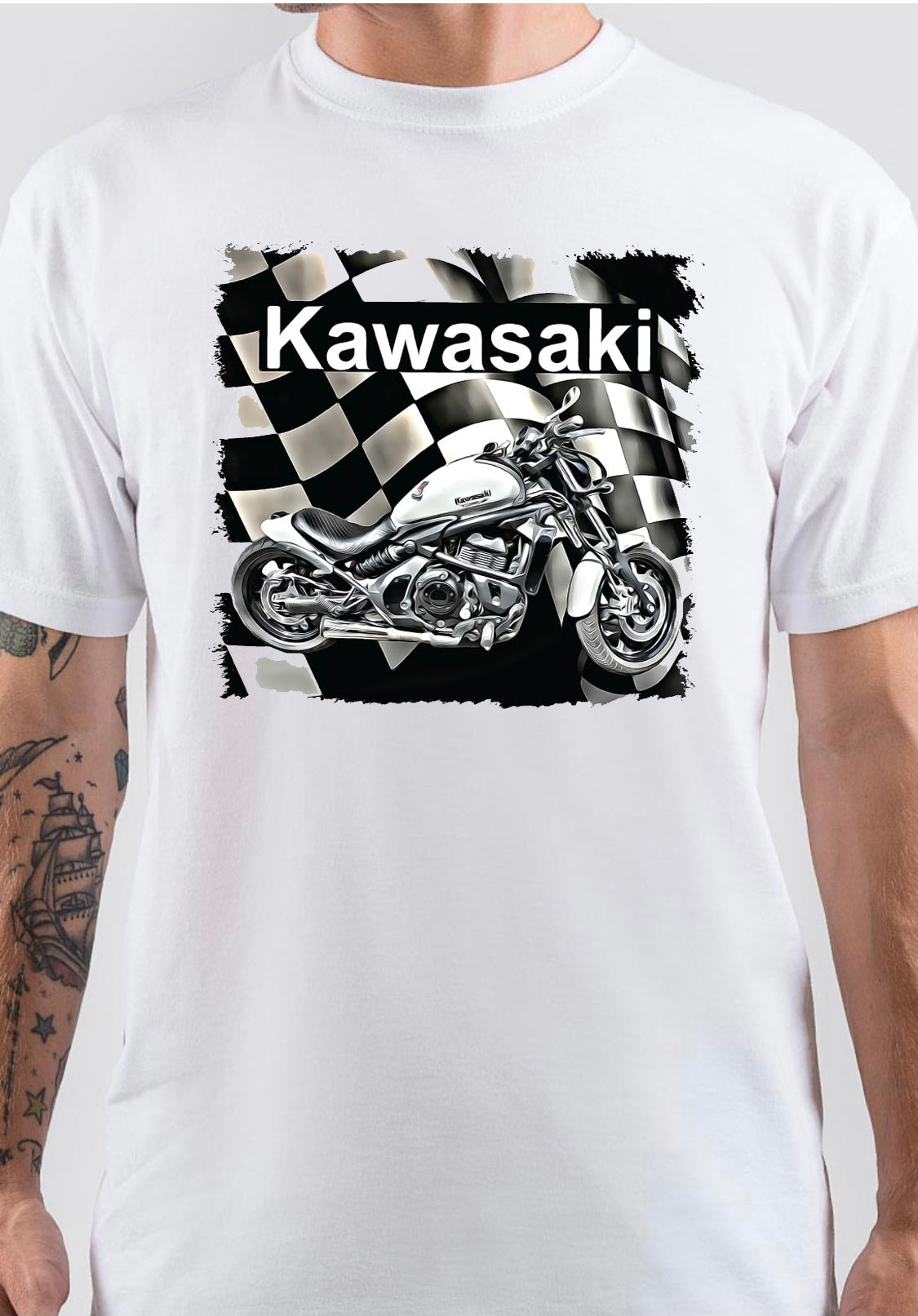 Kawasaki Bike T-Shirt Style001 Hoodie, Sweatshirt | VibeTeeNation.com
