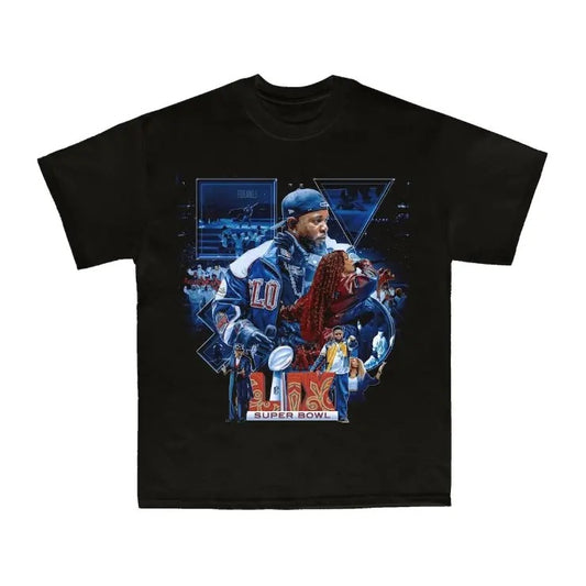 Kendrlck Lamr Superbowl 2025 Concert Shirt