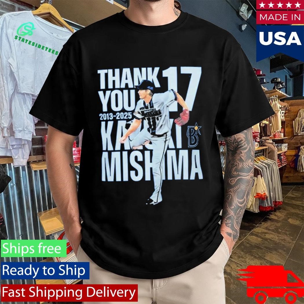 Kimitaka Tosshiro Thank You Kazuki Mishima 17 Shirt