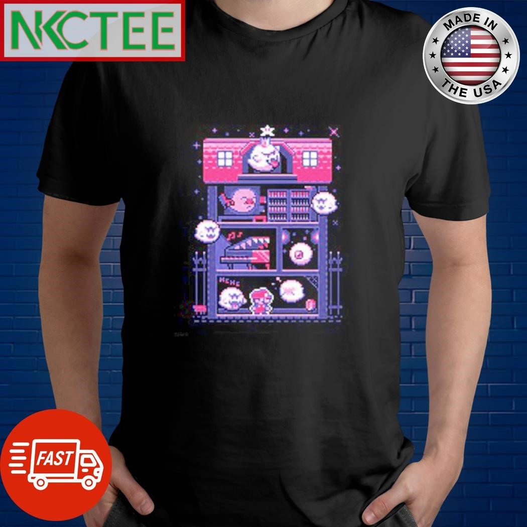 King Boo’s Haunted Mansion pixel game shirt