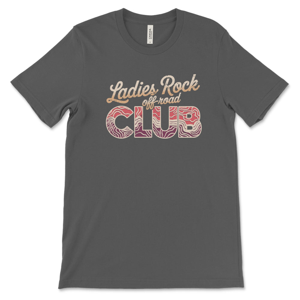 Ladies Rock Off-Road Club Topo Graphic Tee