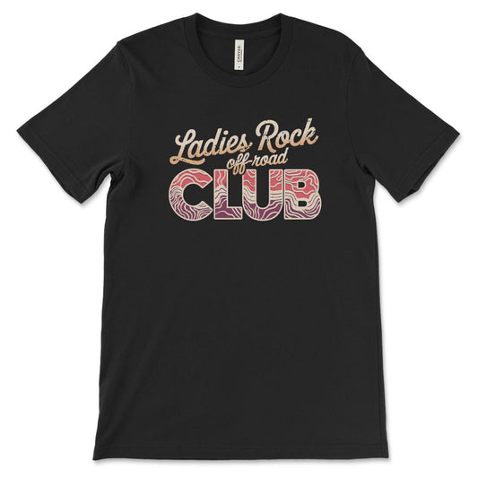 Ladies Rock Off-Road Club Topo Graphic Tee