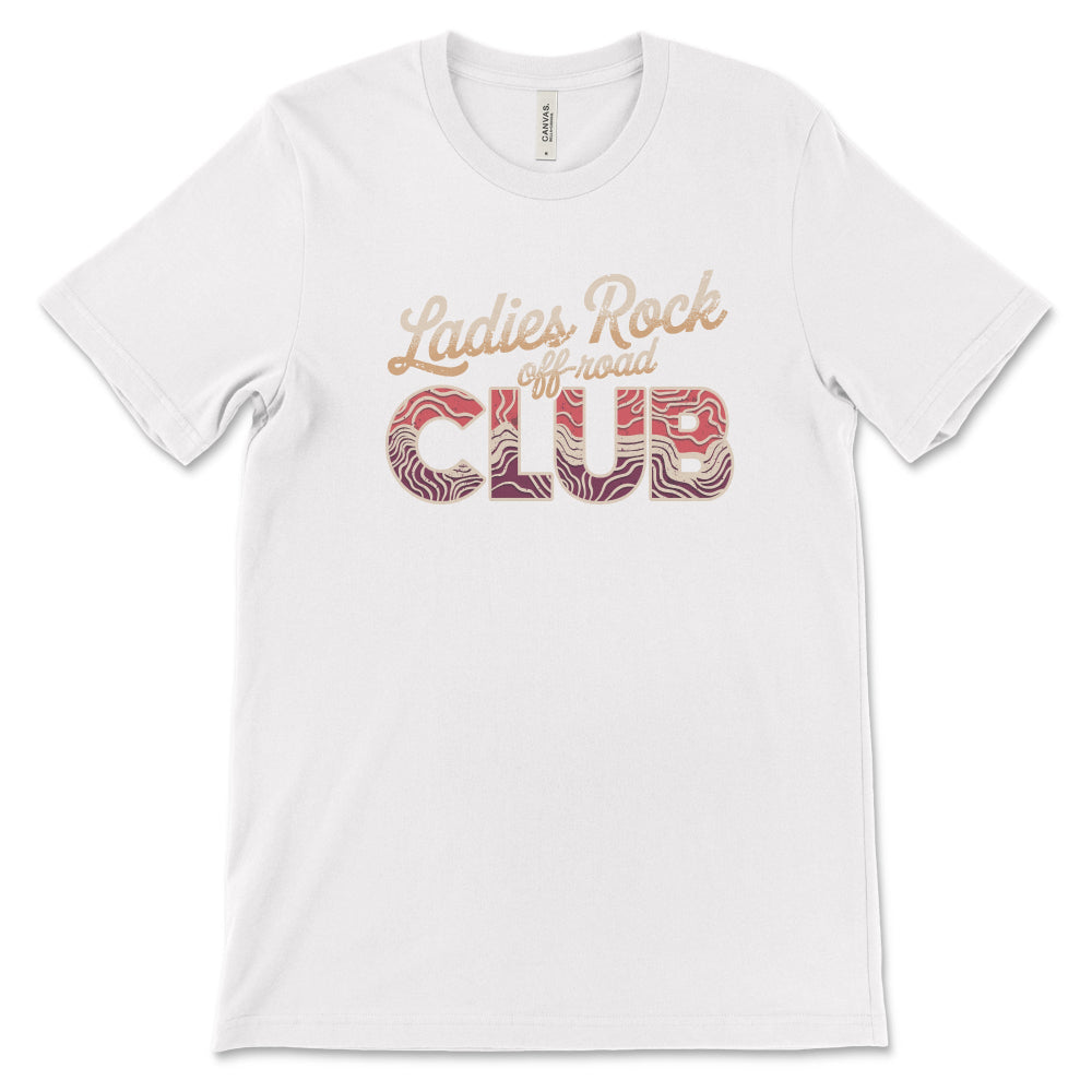 Ladies Rock Off-Road Club Topo Graphic Tee