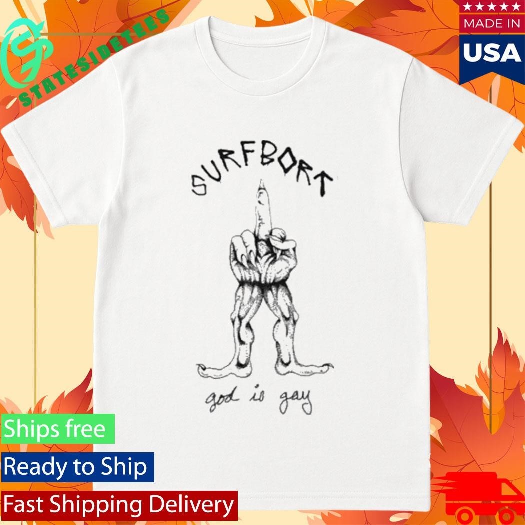 Lagoon Room Surfbort God Is Gay Shirt