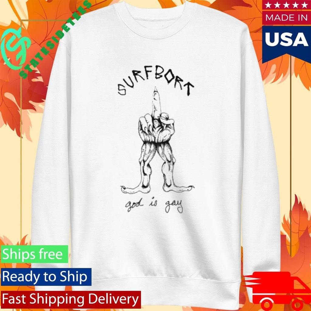 Lagoon Room Surfbort God Is Gay Shirt